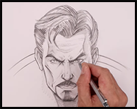 How to Draw Doctor Strange | Sketch Tutorial