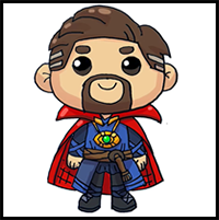 How to Draw Doctor Strange from The Avengers!