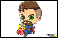 How to Draw Doctor Strange (Chibi)