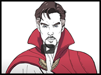 How to Draw Dr. Strange | Step by Step | Marvel 