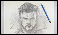 How to Draw Doctor Strange | Sketch Saturday