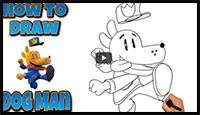 How to Draw Dog Man | Dog Man 2025