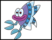 How to Draw Flippy from Dog Man | Easy Drawing Tutorial