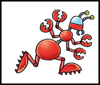 How to Draw Super Diaper Baby, Diaper Dog, Deputy Doo-Doo and Robo-Ant 2000