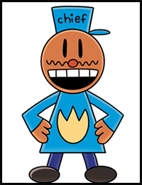 How to Draw Chief from Dog Man | Easy Drawing Tutorial