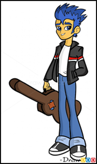 How to Draw Flash Sentry, Equestria Girls