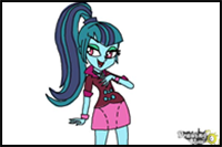 How to Draw Sonata Dusk from My Little Pony Equestria Girls: Rainbow Rocks