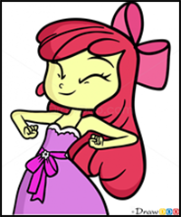 How to Draw Applebloom, Equestria Girls