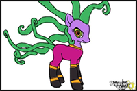How to Draw Mane-Iac Mayhem from My Little Pony Equestria Girls