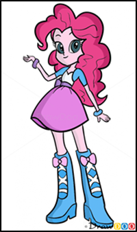 How to Draw Pinkie Pie, Equestria Girls