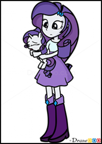 How to Draw Rarity, Equestria Girls