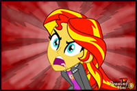How to Draw Sunset Shimmer from My Little Pony Equestria Girls