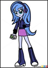 How to Draw Princess Luna, Equestria Girls