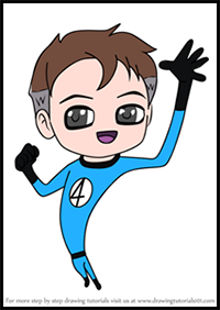 How to Draw Chibi Mister Fantastic