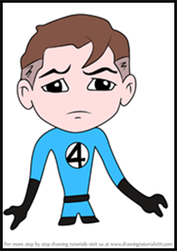 How to Draw Kawaii Mister Fantastic