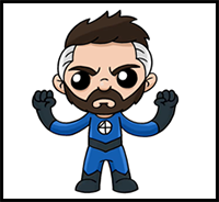 How To Draw Mister Fantastic | Fantastic Four