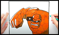 How to Draw The Thing From Fantastic 4