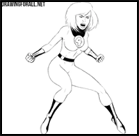 How to Draw Invisible Woman