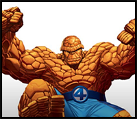 How to Draw Thing (Fantastic Four)
