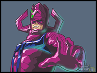 How to Draw Galactus from Fantastic 4