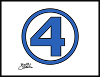 You Can Draw the Fantastic Four Logo! | Marvel Draw!