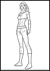 How to Draw Invisible Woman