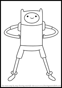 How to Draw Finn the Human from Adventure Time