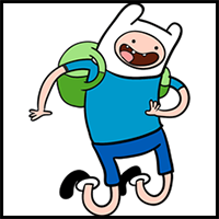 Learn How to Draw Finn - Adventure Time Characters