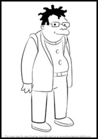 How to Draw Hermes Conrad from Futurama