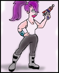 How to Draw Turanga Leela