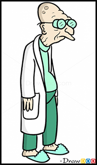 How to Draw Professor Hubert, Futurama