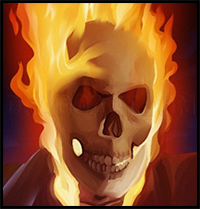 How to Draw Ghost Rider, Ghost Rider