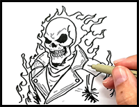 How to Draw Ghost Rider