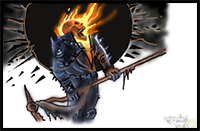 How to Draw Ghost Rider
