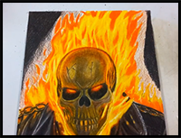 How to Draw Ghost Rider (Step by Step) | How to Draw Like a Pro for Beginners