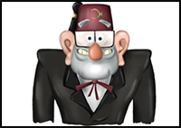 How to Draw Stan Pines from Gravity Falls