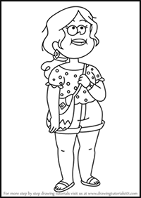 How to Draw Melody from Gravity Falls