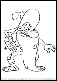 How to Draw Old Man McGucket from Gravity Falls