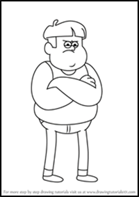 How to Draw Crampelter from Gravity Falls