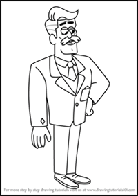 How to Draw Preston Northwest from Gravity Falls