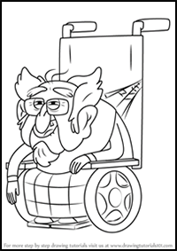 How to Draw Mayor Befufftlefumpter from Gravity Falls