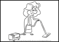 How to Draw Mrs. Gleeful from Gravity Falls