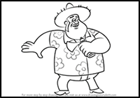 How to Draw Bud Gleeful from Gravity Falls