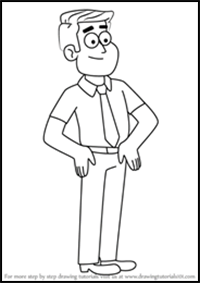 How to Draw Tad Strange from Gravity Falls