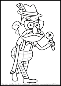 How to Draw Toby Determined from Gravity Falls