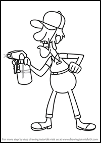 How to Draw Tate McGucket from Gravity Falls