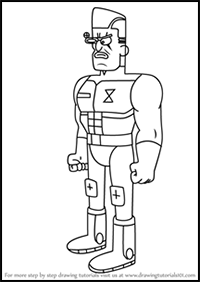 How to Draw Dundgren from Gravity Falls