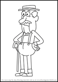 How to Draw Sprott from Gravity Falls