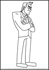 How to Draw Agent Trigger from Gravity Falls