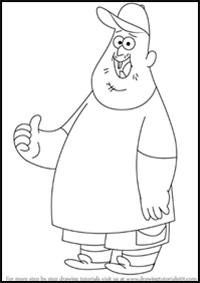 How to Draw Soos Ramirez from Gravity Falls